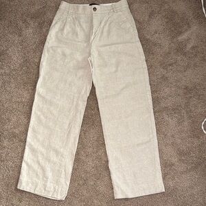 Banana Republic Cream Chinos Relaxed Fit